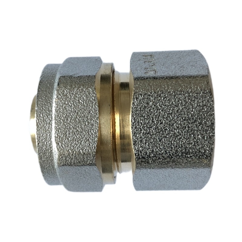 Αλουμινιο-πλαστικά εξαρτήματα σωλήνων: γωνιακός συνδεσμός και T-σύνδεσμος με εσωτερικές και εξωτερικές βίδες, παραμετροποίηση κατά παραγγελία