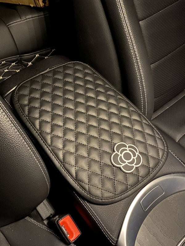 Auto podlaktni jastučić s dizajnom kamelije, navlaka za središnju naslon za ruku, univerzalna kompatibilnost (Materijal: Drugo; Marka: Drugo; Kod proizvoda: Z705169263h729)