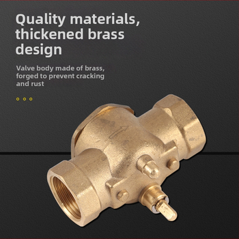 Yihai elektrický dvojcestný ventil, závitové pripojenie, konštrukcia priamy prechod, guľový typ, médium studená a horúca voda