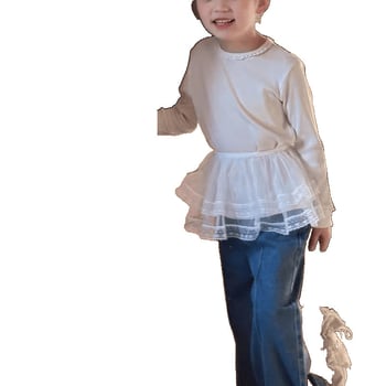 Dječja suknja u stilu princeze, mini suknja za proljeće i jesen, za djecu 8+ godina
