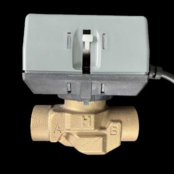 Elektrická dvojcestná guľová klapka DN20, 220V, priamy prechod, studená a teplá voda