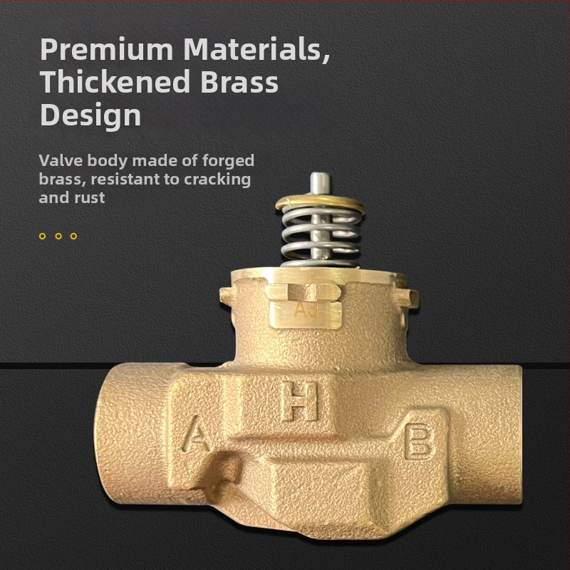 Elektrická dvojcestná guľová klapka DN20, 220V, priamy prechod, studená a teplá voda