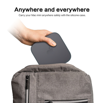 Szilikon védőburkolat a 2024-es Mac minihez, M4/M4 Pro, ütésálló és porálló, MCMEME márka, kompatibil más Apple modellekkel