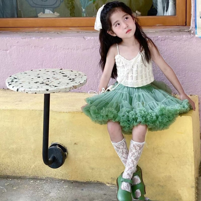 Dječja tutu suknja, princess stil, mini suknja, mrežasti materijal, 80% glavnog materijala, za djevojčice 3–8 godina