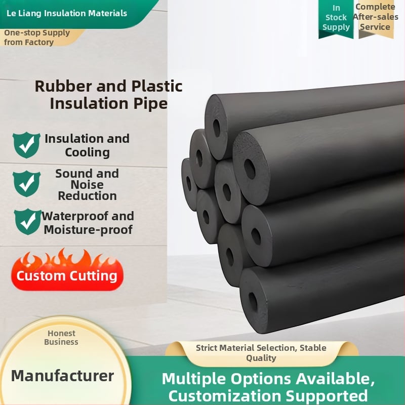 Țeavă izolatoare din cauciuc-plastic pentru apă caldă și rece, cu înveliș microporos; conductivitatea termică 0,035 W/mK; rezistență la îndoire 120; rezistență la compresiune 150; temperatură de lucru 500