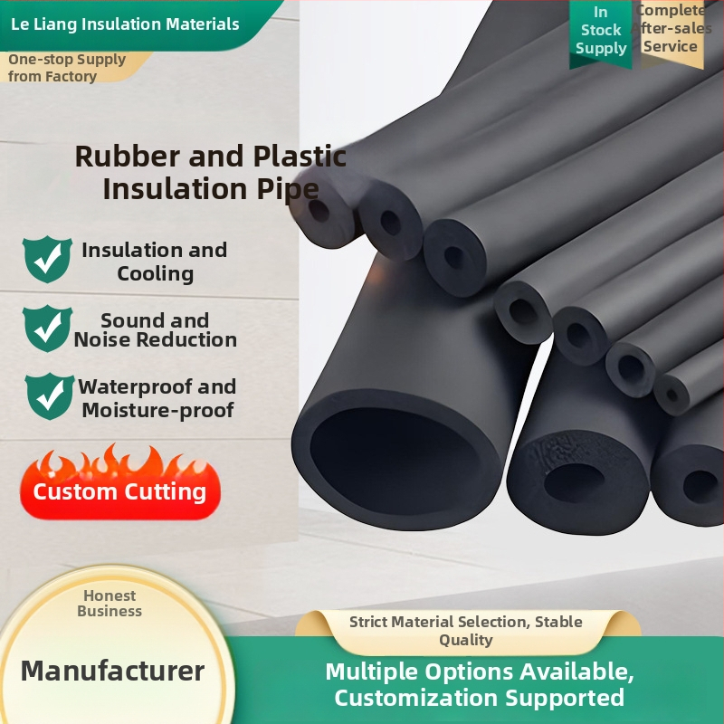 Gumovo-plastová izolovaná potrubie na horúcu a studenú vodu – mikroporózny obal; tepelná vodivosť 0,035 W/mK; ohybová pevnosť 120; tlaková pevnosť 150; prevádzková teplota 500