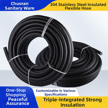 304 ανοξείδωτος κυματοειδής σωλήνας με μόνωση για ηλιακό θερμοσίφωνο, είσοδος και έξοδος ζεστού και κρύου νερού