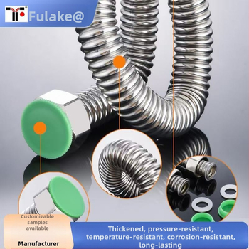 Ανοξείδωτος κυματοειδής σωλήνας εισόδου για θερμοσίφωνα, Fulix, εσωτερική χρήση, ζεστό και κρύο νερό