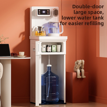 Умна машина за чай бар за дома с долен резервоар за вода, модел 2025, гореща и студена вода, многофункционална, напълно автоматичен диспенсър за вода с гласово управление