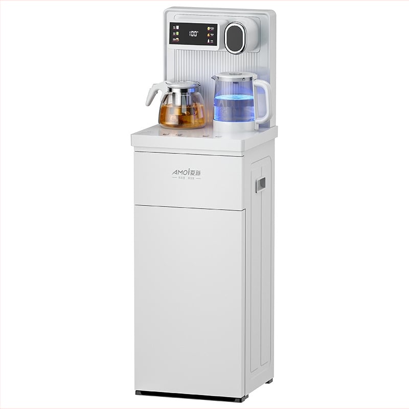 Умна машина за чай бар за дома с долен резервоар за вода, модел 2025, гореща и студена вода, многофункционална, напълно автоматичен диспенсър за вода с гласово управление