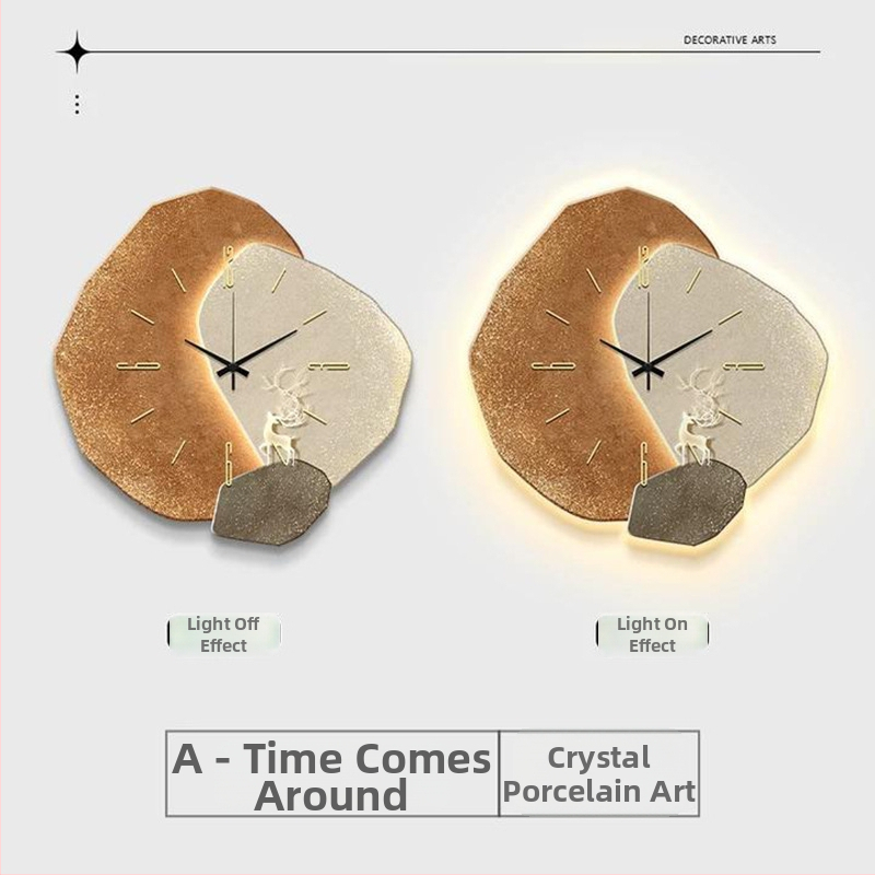 Ρολόι τοίχου Deng-483, ιταλικός μινιμαλισμός, τροφοδοσία με μπαταρία, κίνηση με αδιάκοπη κίνηση δευτερολέπτων, ένδειξη με δείκτες