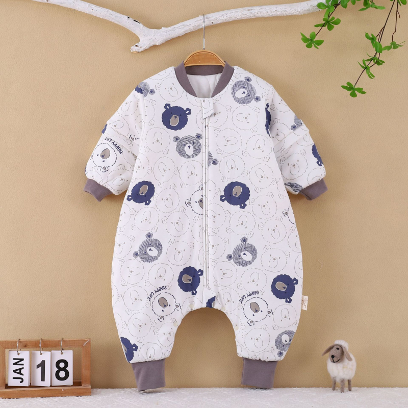 Παιδική πυτζάμα-σάκος ύπνου με αποσπώμενα μανίκια, 100% βαμβάκι, ελαφρύ πάπλωμα
