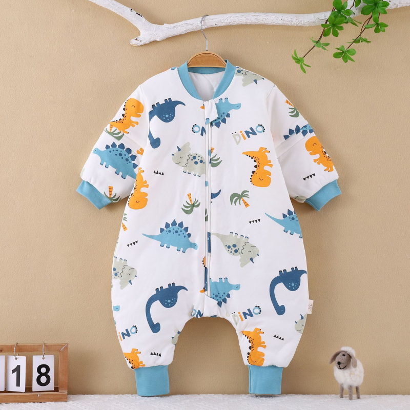 Παιδική πυτζάμα-σάκος ύπνου με αποσπώμενα μανίκια, 100% βαμβάκι, ελαφρύ πάπλωμα