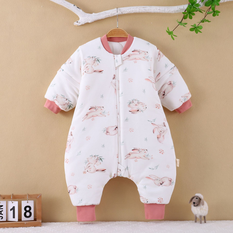 Παιδική πυτζάμα-σάκος ύπνου με αποσπώμενα μανίκια, 100% βαμβάκι, ελαφρύ πάπλωμα