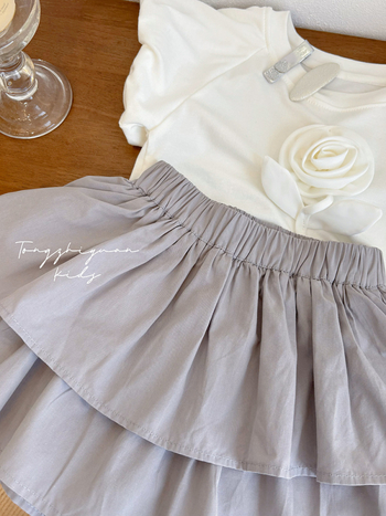 Принцес стил плисирана мини пола за момичета, 100% памук, за деца на възраст 3-8 години, пролет 2025