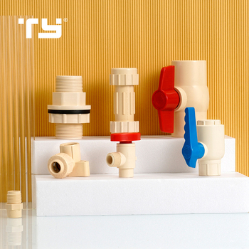 CPVC CTS fiting pre horúcu a studenú vodu — model G00–g60, SDR11/SDR13.5, ASTM D2846, CPVC materiál