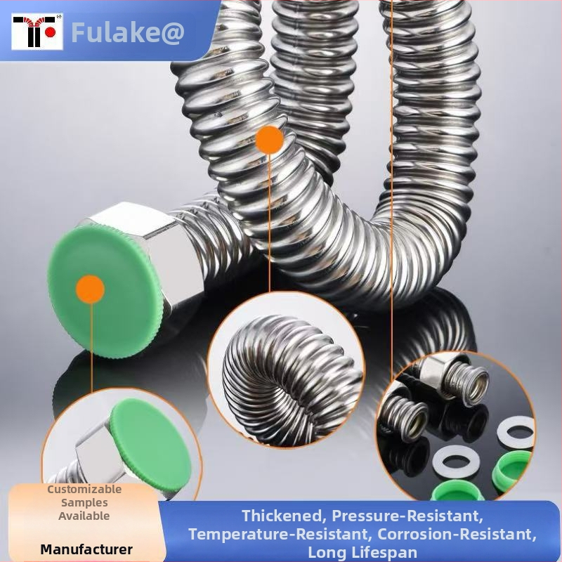 Κυματοειδής σωλήνας από ανοξείδωτο χάλυβα 304 για τοίχο-εγκαταστημένους λέβητες και αεριοθερμαντήρες, υψηλής πίεσης είσοδος/έξοδος νερού με προστασία από έκρηξη