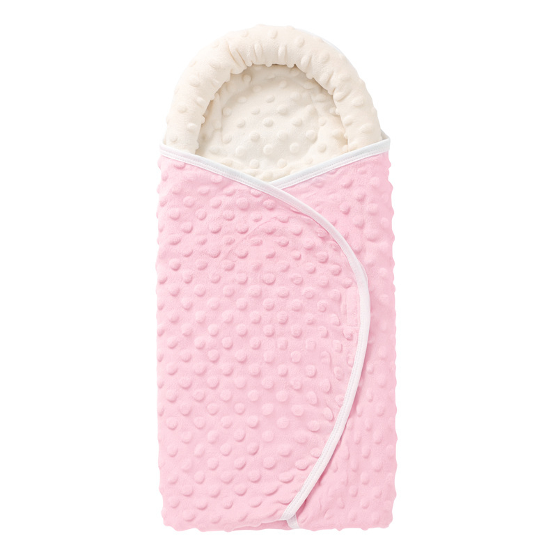 Dječji spavaći vreć s oblikovnim jastučićem, Envelope stil, Beanie Velvet materijal, punilo Silk-like Cotton, točkasti uzorak, za novorođenčad