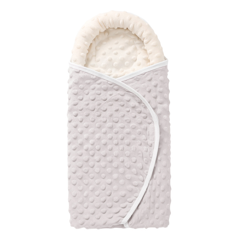 Dječji spavaći vreć s oblikovnim jastučićem, Envelope stil, Beanie Velvet materijal, punilo Silk-like Cotton, točkasti uzorak, za novorođenčad