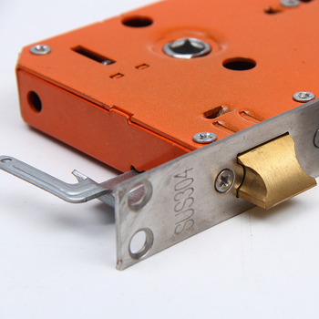 Σώμα κλειδαριάς πόρτας, προσαρμοζόμενο, σίδηρος με γλώσσα από χαλκό, μοντέρνος μινιμαλιστικός σχεδιασμός