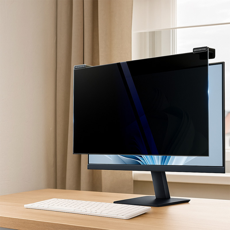Számítógép kijelzővédő – anti-kékfény, HD átláthatóság, anti-radiáció, laptop és asztali PC-hez, OEM feldolgozás
