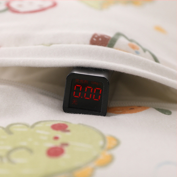 Djetetova spavaća vreća s odvojivim rukavima i dizajnom s odijeljenim nogama, debeli pamuk 95%+, podstava pamuk, punilo kemijska vlakna, zatvarač nylon, otisak, pogodna za zimu jesen proljeće, odvlači vlagu