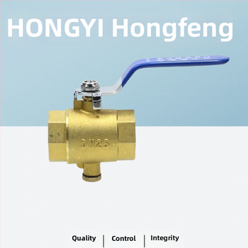 Teplomerný guľový ventil, guľový typ, ručné ovládanie, priama cesta, voda/vzduch, priemyselný