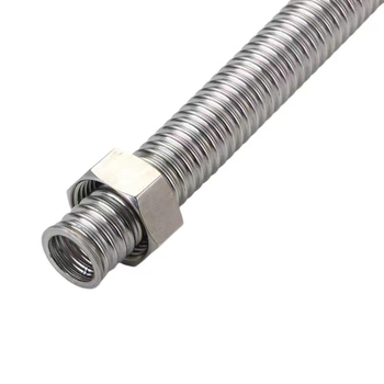 Gofrovaný vstupný hadicový z nehrdzavejúcej ocele 304 pre horúcu a studenú vodu - vysoká teplotná odolnosť, ochrana proti výbuchu, vysoký tlak, model DN10–DN600