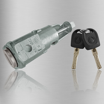 Κύλινδρος κλειδώματος πόρτας - κράμα ψευδαργύρου, 185 g, 2 κλειδιά, μοντέλα 1Z0837167C / 6Y0898167E | Happy key