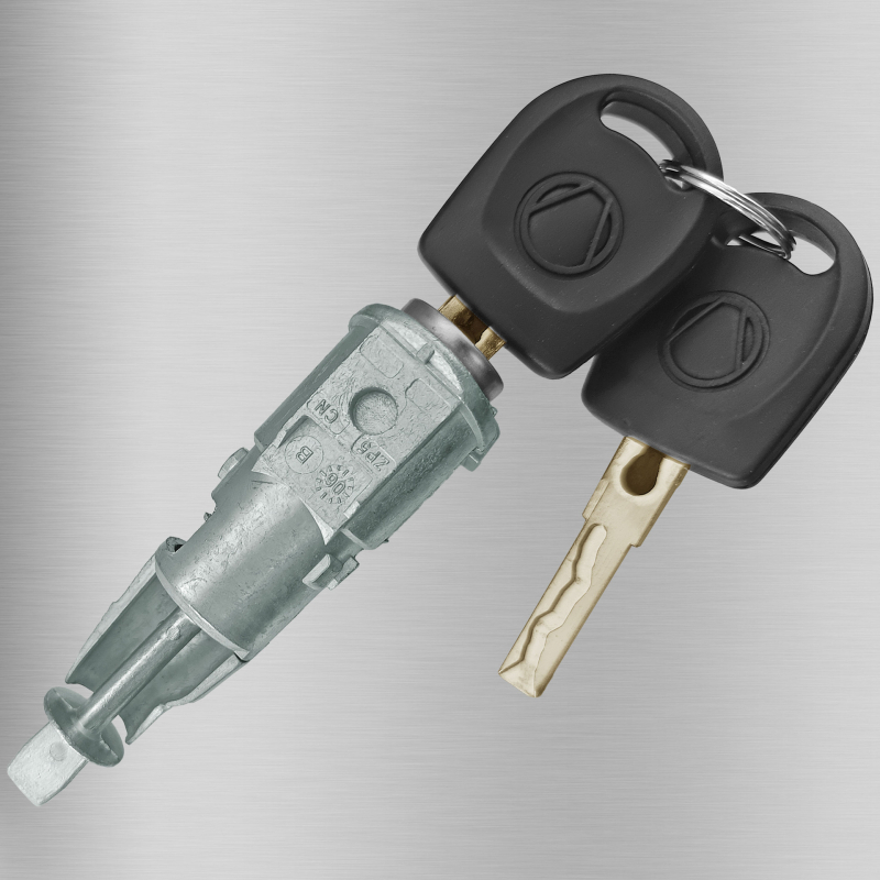 Κύλινδρος κλειδώματος πόρτας - κράμα ψευδαργύρου, 185 g, 2 κλειδιά, μοντέλα 1Z0837167C / 6Y0898167E | Happy key