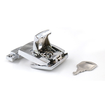 Brava za aluminijske futrole: četvrtasta brava s ključem, legura Dafang, model A1133, marka Tujin, namijenjeno aluminijskim futrolama, kozmetičkim kutijama i kutijama za alat, težina 94.2 g