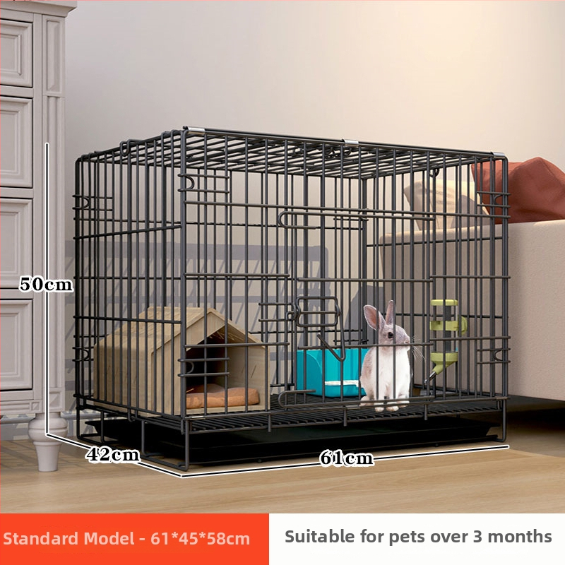 Κλουβί για κουνέλια – μεταλλικό πλέγμα, καταφύγιο για κατοικίδια, χωρίς εισαγωγή