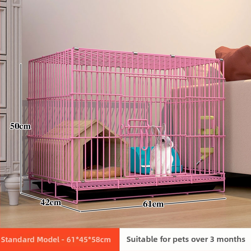 Κλουβί για κουνέλια – μεταλλικό πλέγμα, καταφύγιο για κατοικίδια, χωρίς εισαγωγή