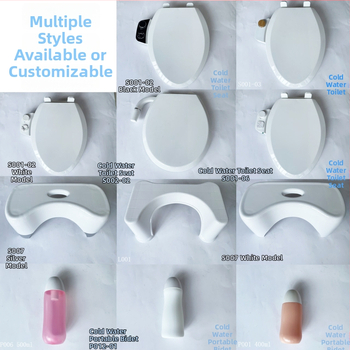 Egy kattintásos leválasztható bidé funkciójú WC-ülőke, PP anyag, ütéscsillapító, furat távolság állítható 124–170 mm, modell S013-01, stílus standard/modern minimalist