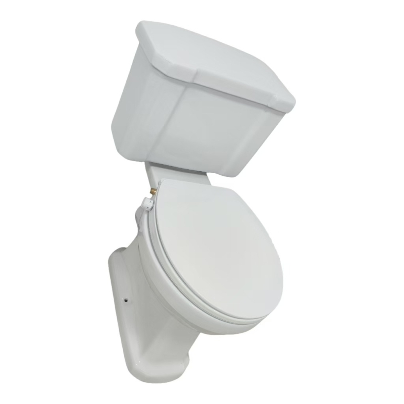 Egy kattintásos leválasztható bidé funkciójú WC-ülőke, PP anyag, ütéscsillapító, furat távolság állítható 124–170 mm, modell S013-01, stílus standard/modern minimalist