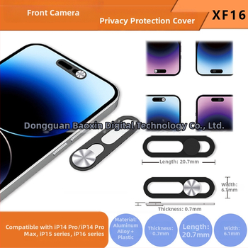 Sipale ElőlapKamera Adatvédelmi Fedél iPhone 14 Pro, 14 Pro Max, iPhone 15 Sorozat és iPhone 16