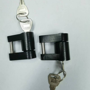 Kuka za prikolicu — metalno tijelo, model: prikolica zaključavanje, namijenjena prikolicama, moderan minimalistički stil