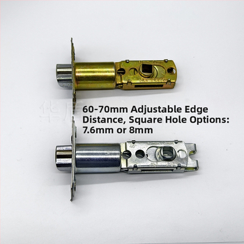 Prilagodljiva trodijelna brava, ekološki prihvatljiva, čelično tijelo, 100 g, moderan minimalistički dizajn, model Je-kp-adjustable three-pole lock tongue