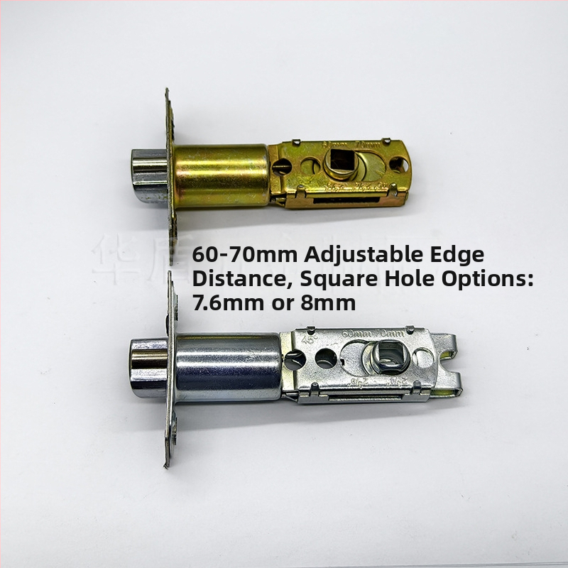 Prilagodljiva trodijelna brava, ekološki prihvatljiva, čelično tijelo, 100 g, moderan minimalistički dizajn, model Je-kp-adjustable three-pole lock tongue