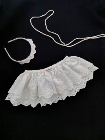 Dječja suknja, princes stil, mini suknja s tila čipkom, lyocell 90% materijal, sve sezone, dob 3–8 godina