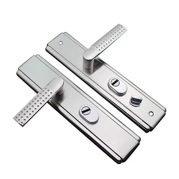 Ajtófogantyú zár – Modell 1001, vasból készített, biztonsági ajtókhoz, modern minimalista stílus