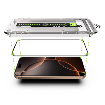 Staklena zaštita zaslona od kaljenog stakla za iPhone 11–14 Pro/Max – otporna na udarce, montaža bez prašine