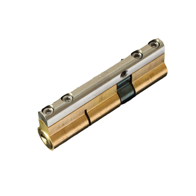 Biztonsági ajtó zárócilindere, réz ház és belső, többpályás kivitel, Super C-class modell