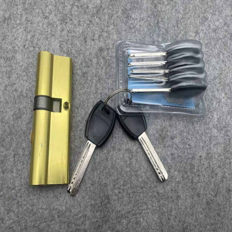 Cilindar brave za sigurnosna vrata s aluminijskim premazom cinka, moderan stil, prilagodljiva obrada.