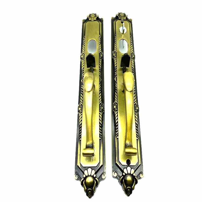 Starinski gumb za pritiskanje brava za vrata, aluminijska legura, bez ključa, za aluminijska vrata, moderni minimalistički stil