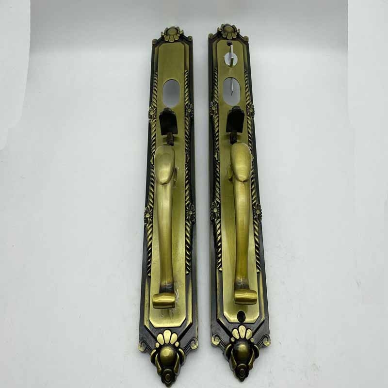 Starinski gumb za pritiskanje brava za vrata, aluminijska legura, bez ključa, za aluminijska vrata, moderni minimalistički stil