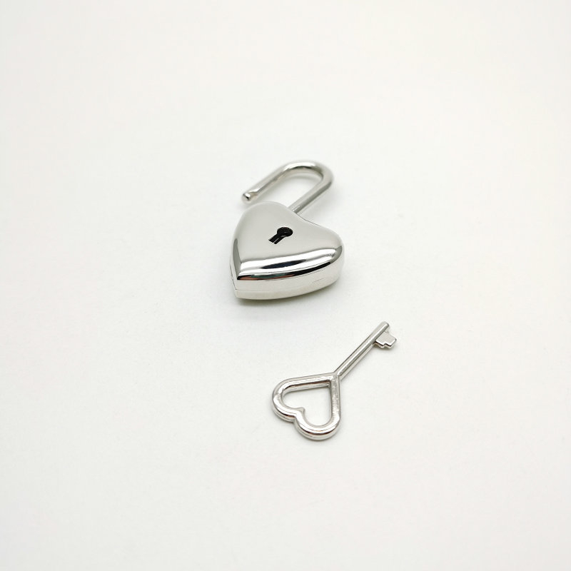 Szív alakú zár, 102-es modell, Hongjun, kifejezetten táskákhoz, poggyászokhoz és irodai kellékekhez
