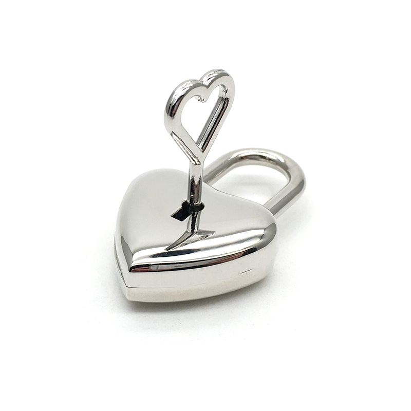 Szív alakú zár, 102-es modell, Hongjun, kifejezetten táskákhoz, poggyászokhoz és irodai kellékekhez