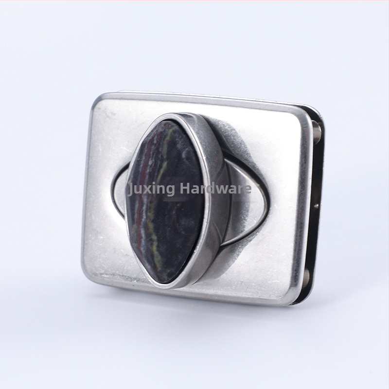 Női táskákhoz készült ötvözetből készült forgózár, resinbe ágyazott zár, testreszabható