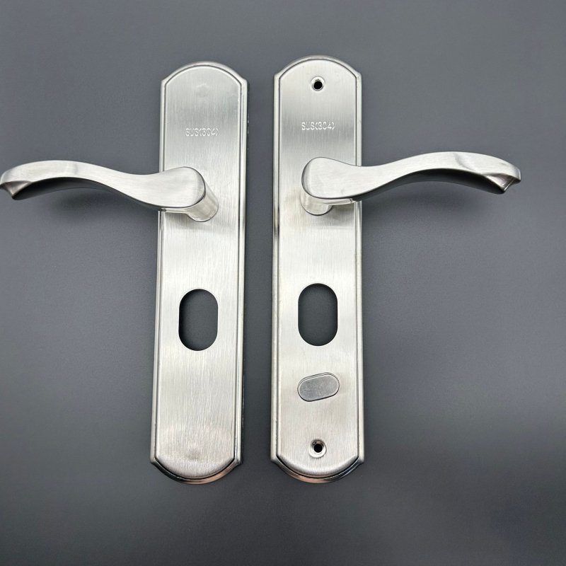 Bejárati ajtó kilincs zár – 304 rozsdamentes acél, modell 906, Superior márka